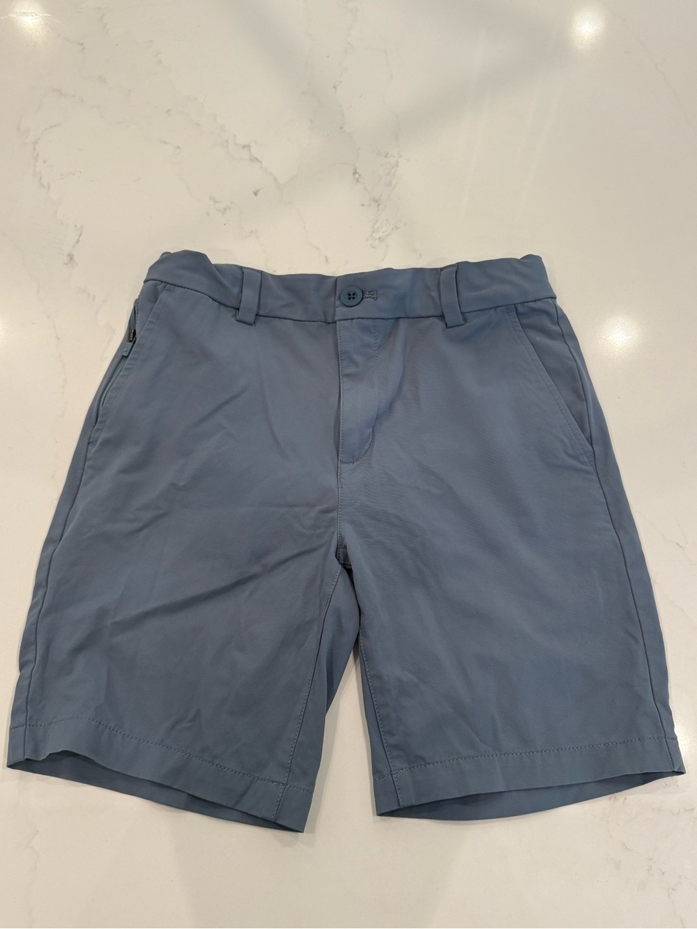 Vineyard Vines Boys Slate Blue Flat Front Shorts